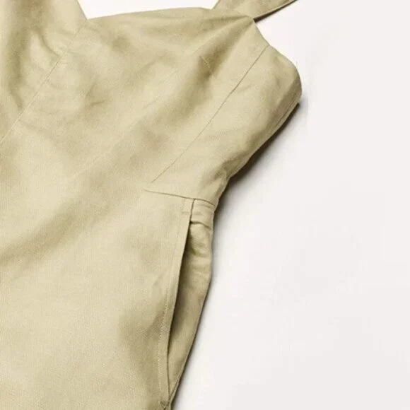 NWT Club Monaco khaki green wide leg jumpsuit 4 - Picture 11 of 13